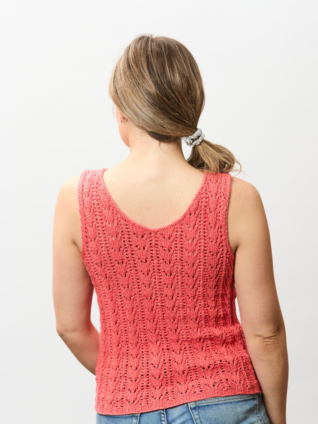 The Stella Lace Tank Top - Adults Knitting Pattern | PT 8670