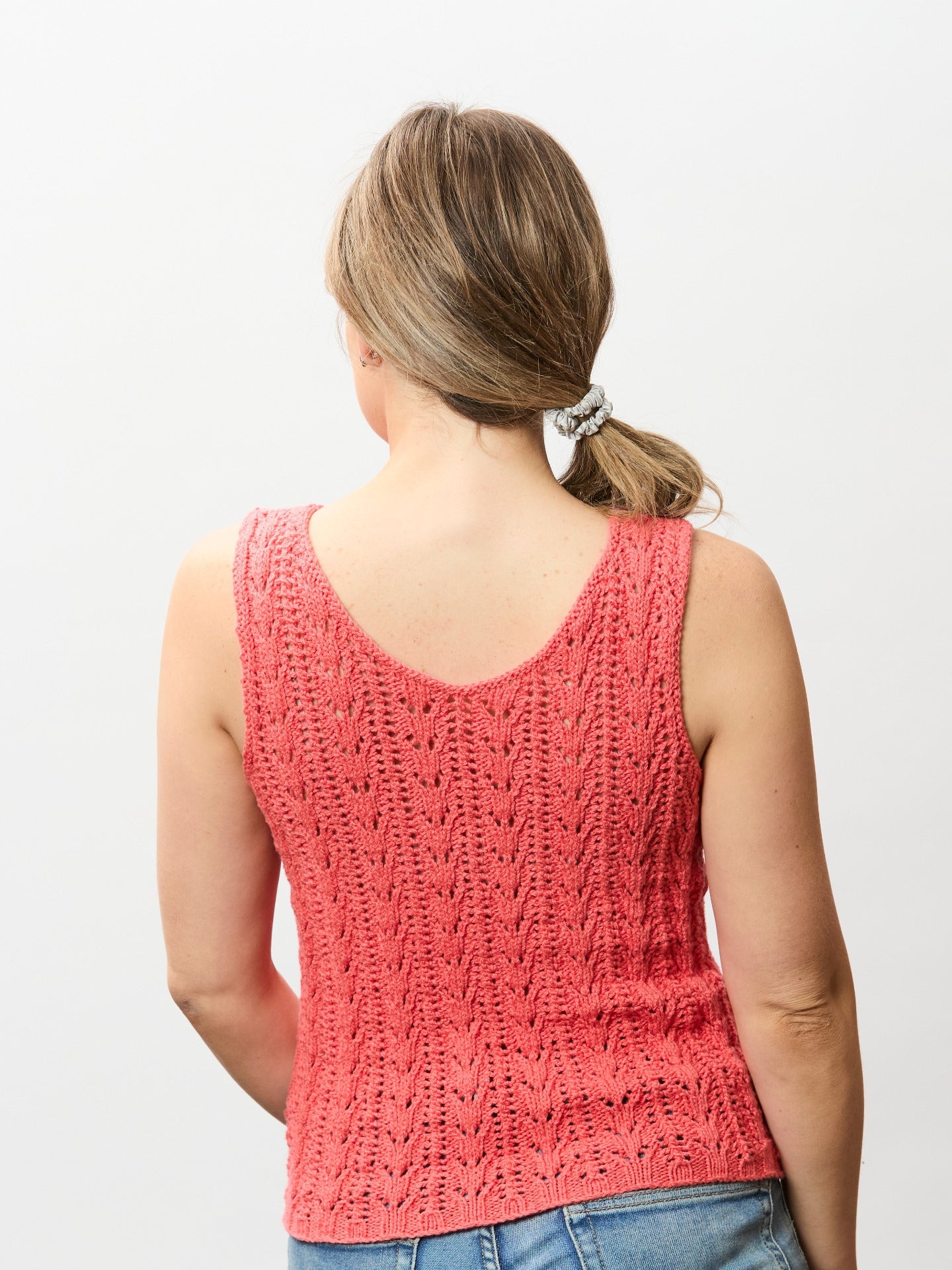 The Stella Lace Tank Top - Adults Knitting Pattern | PT 8670