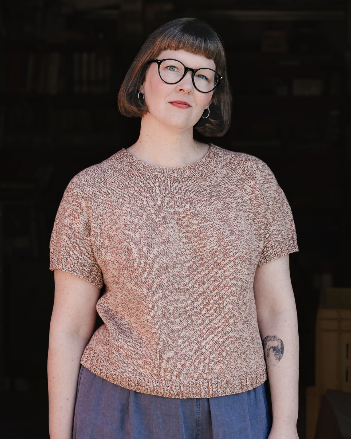 The Sunshine Tee - Women's Knitting Pattern | PT 8753