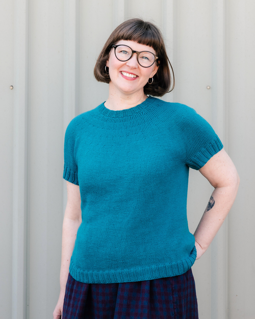The Sunshine Tee - Women's Knitting Pattern | PT 8753