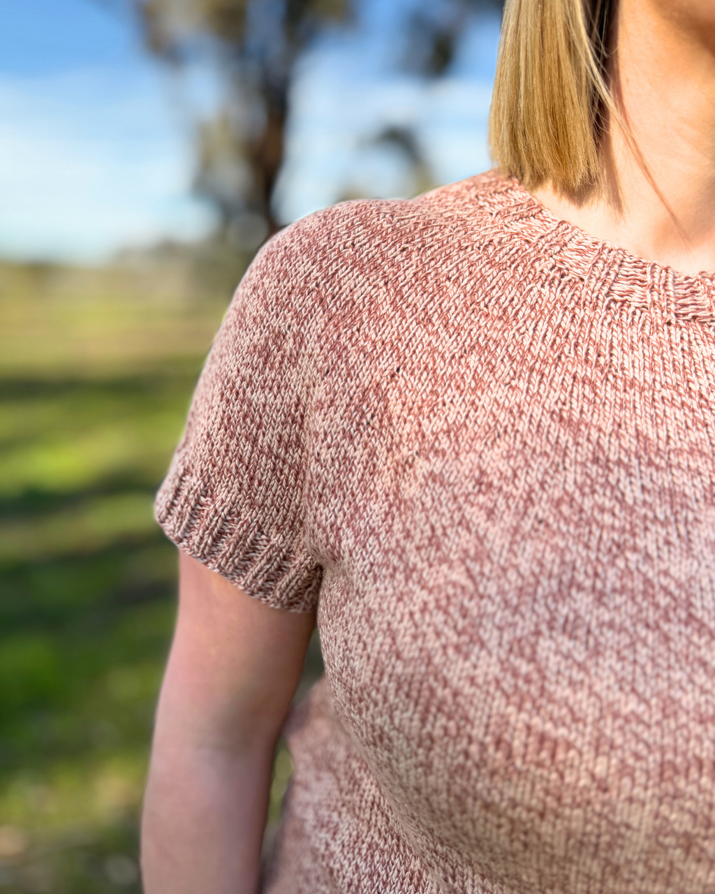 The Sunshine Tee - Women's Knitting Pattern | PT 8753