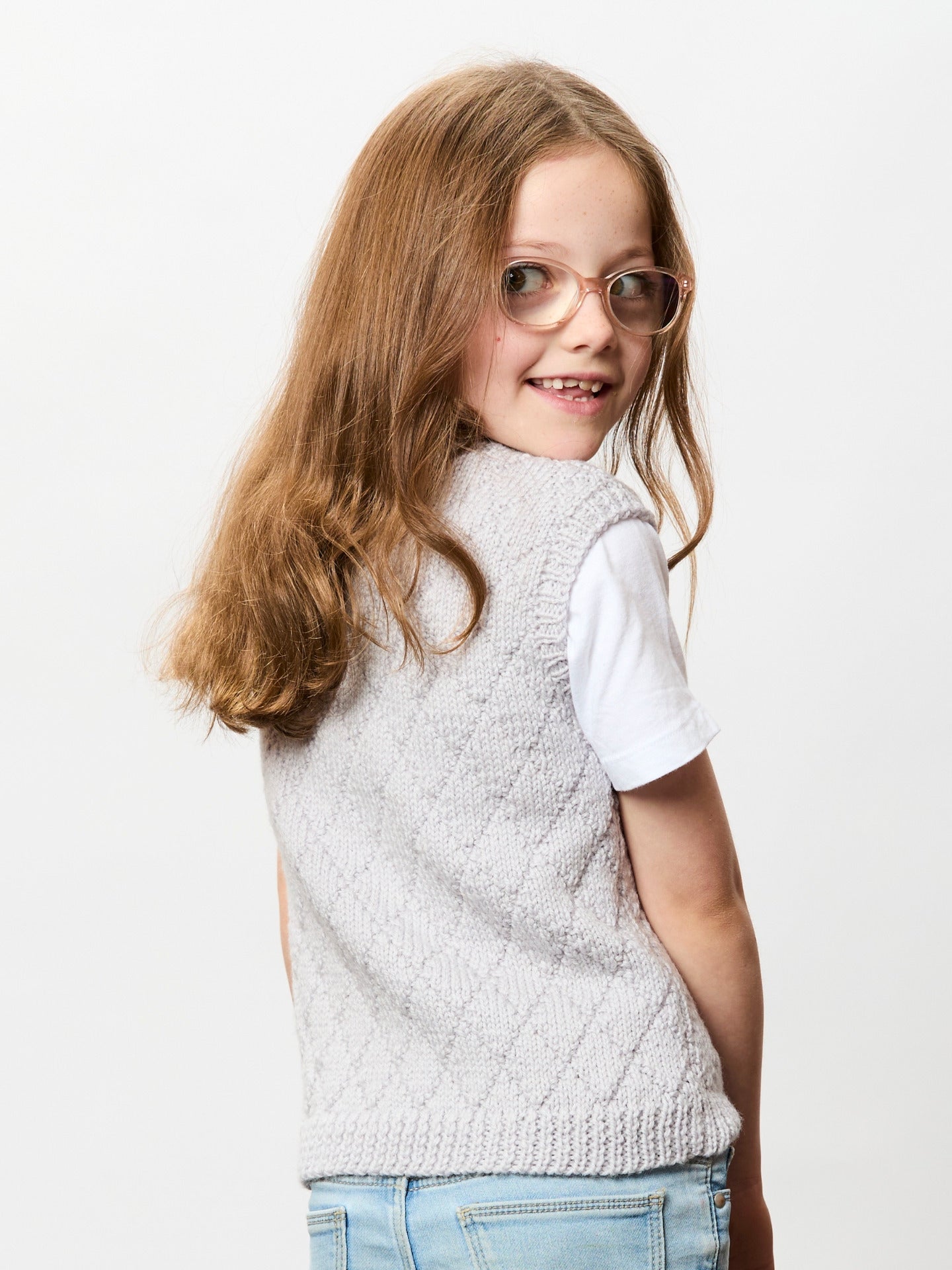 The Toni Vest - Kids Knitting Pattern | PT 8682