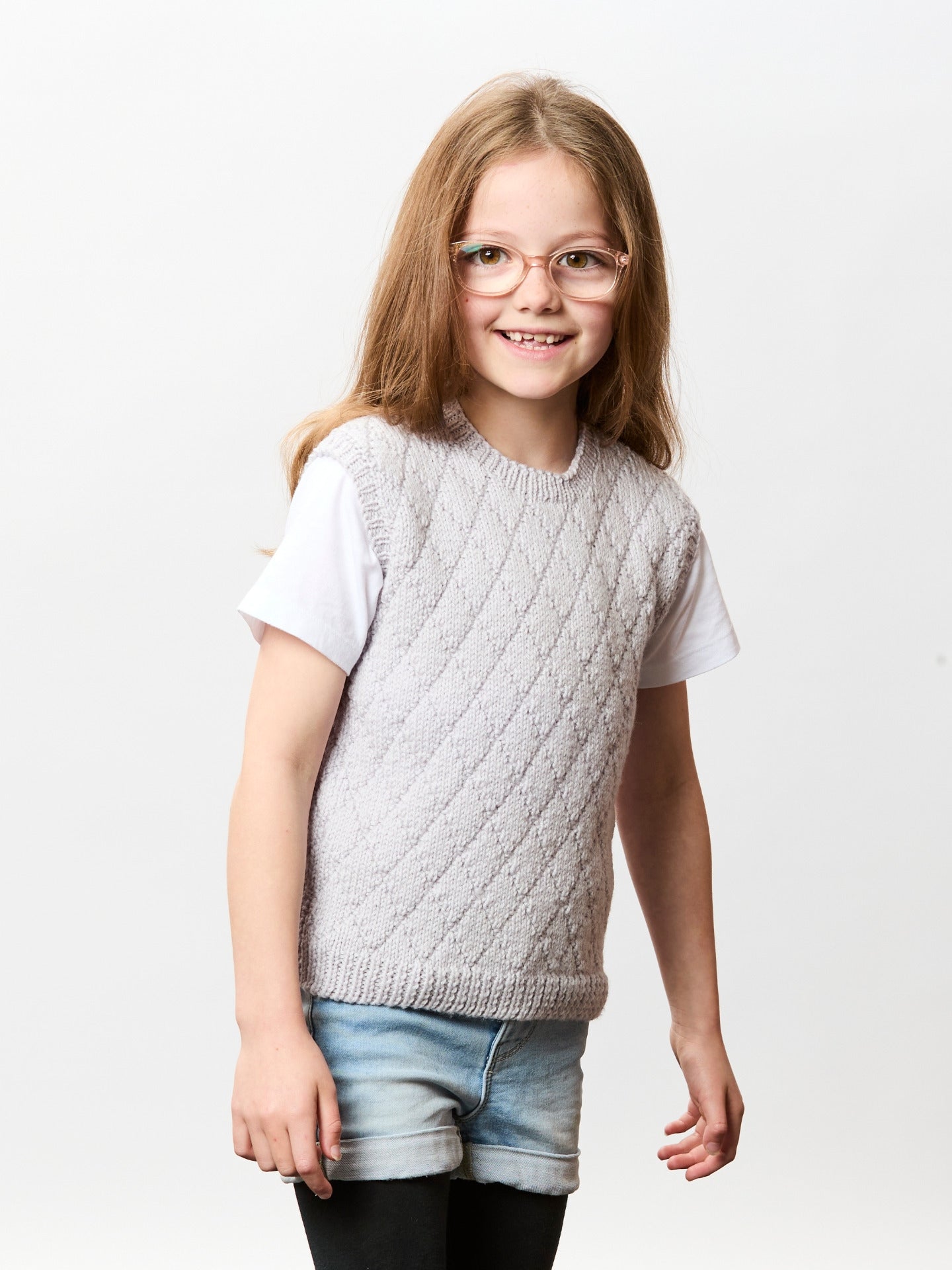 The Toni Vest - Kids Knitting Pattern | PT 8682