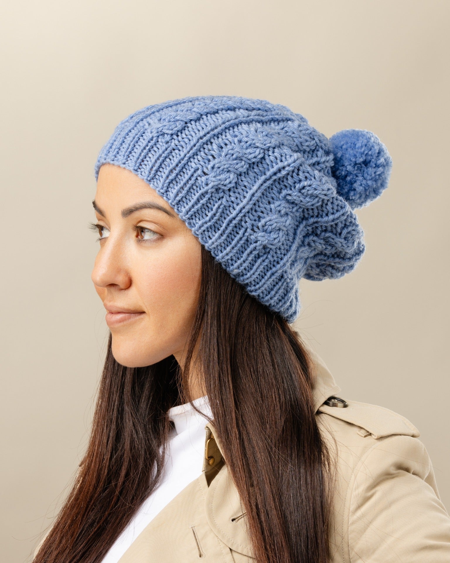 Waterfall Scarf and Beanie - Adults Knitting Pattern | PT 8713