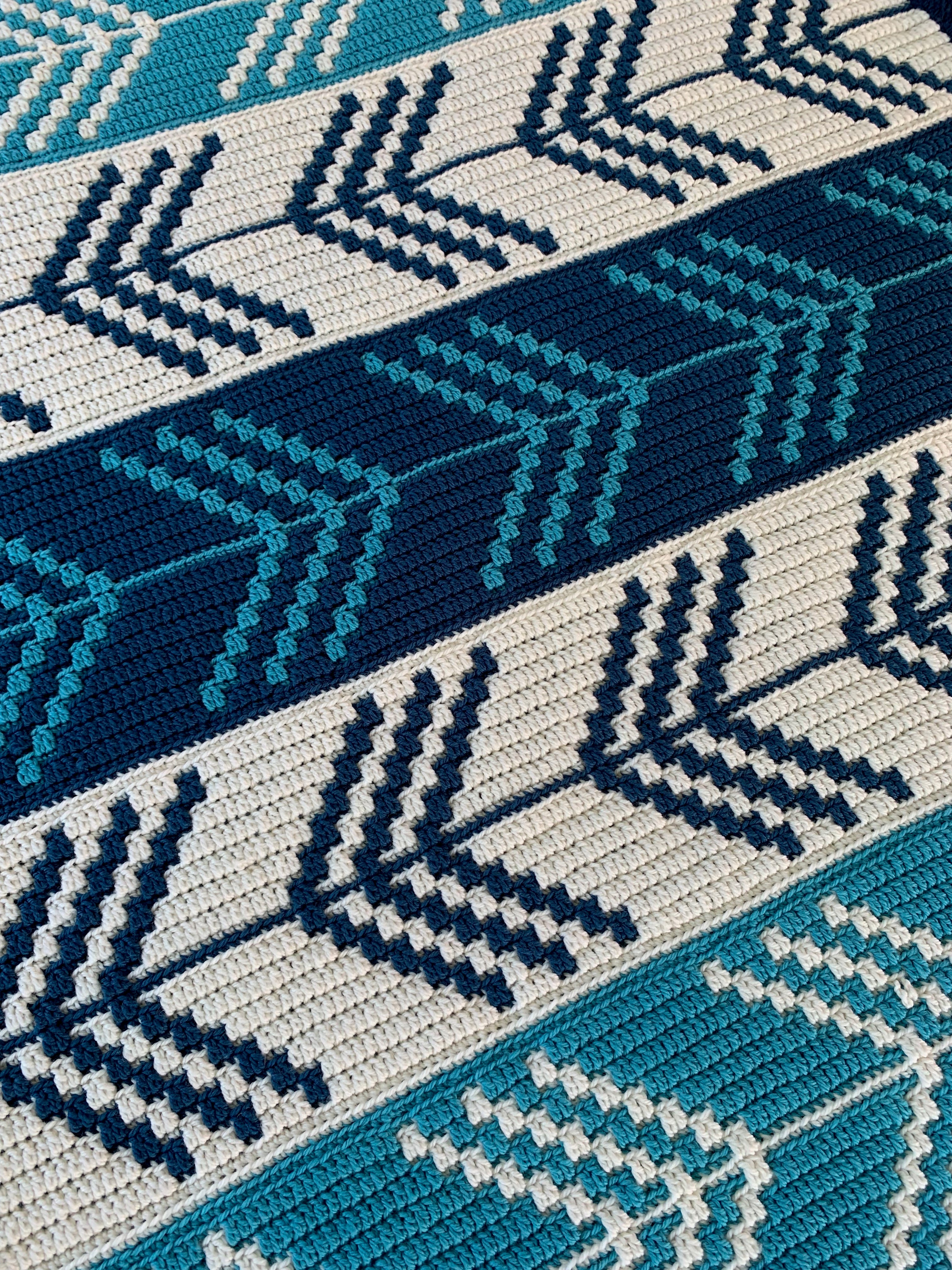 Mosaic Which Way Afghan PDF