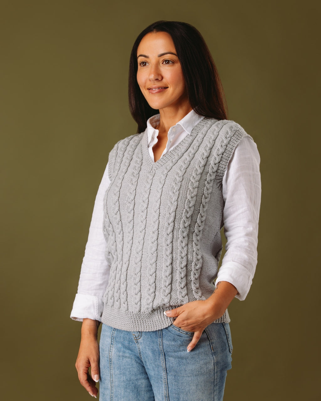 The Willow Vest - Adult Knitting Pattern | PT 8703