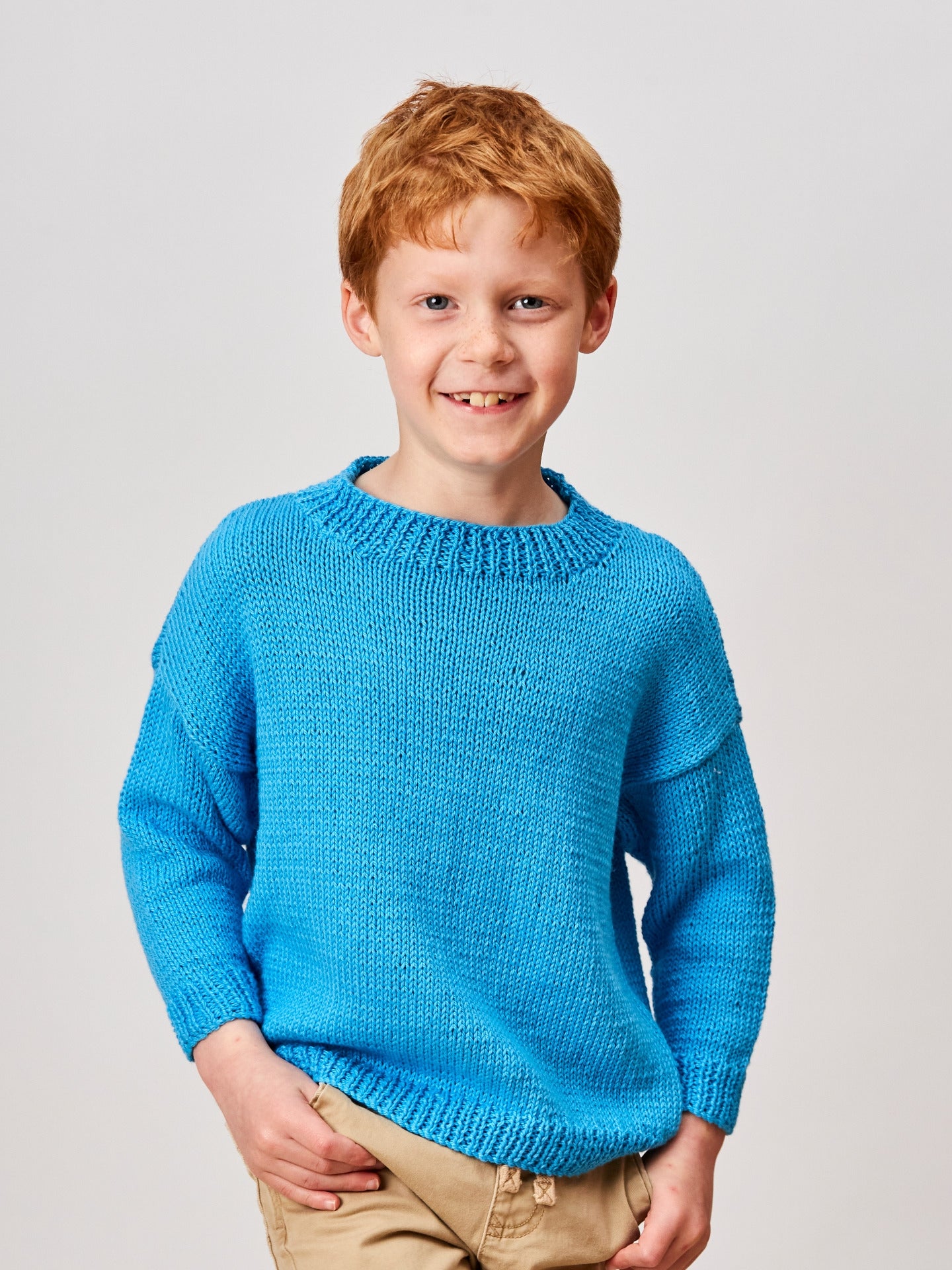 PT 8659 Kids' Drop Sleeve Jumper - Knitting Pattern